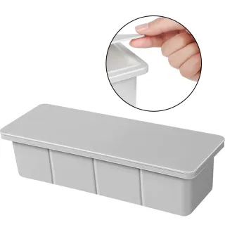 【E.City】桌面2格多功能分類收納筒(收納文具小物)