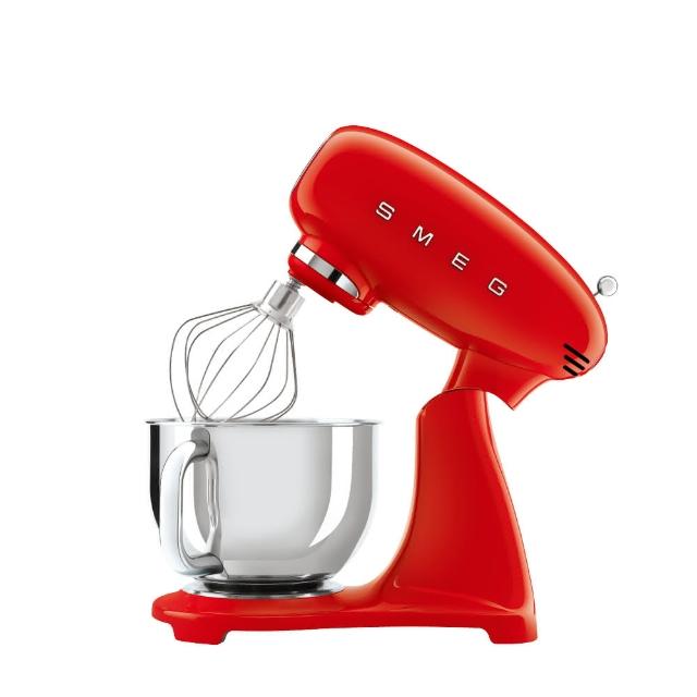 【SMEG】義大利復古美學全彩攪拌機-魅惑紅(SMF03RDUS 公司貨)