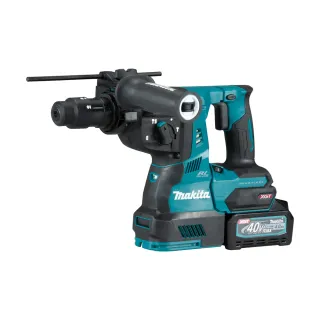 【MAKITA 牧田】40V無刷四溝鎚鑽 兩用夾頭  4.0雙電池 HR004GM202附集塵器(HR004GM202)