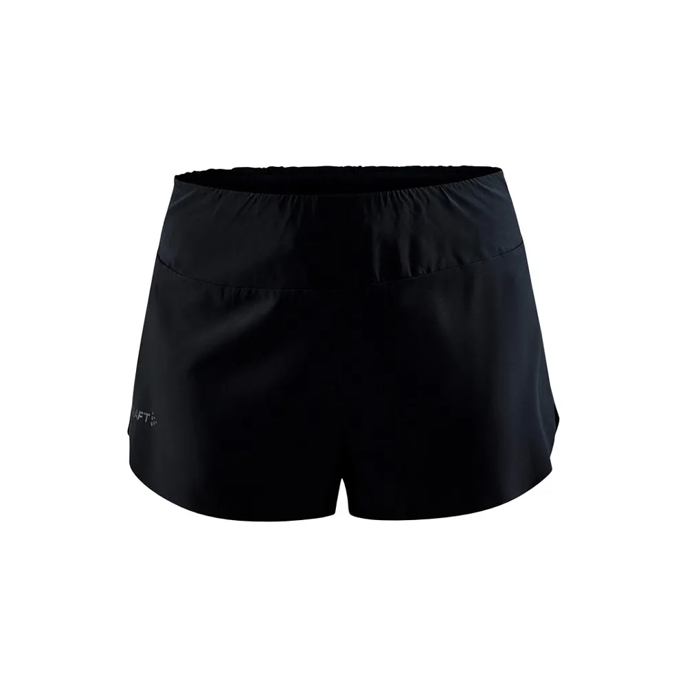 【CRAFT】女 PRO HYPERVENT SPLIT SHORTS W-BLACK 運動短褲(1910430-999000)