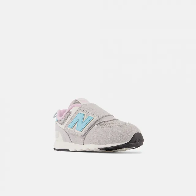 【NEW BALANCE】NEW BALANCE 運動童鞋 小童 兒童 魔鬼氈 灰粉 W楦 KAORACER NW574NB1