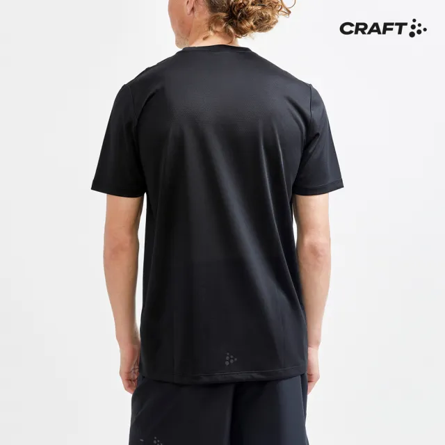 【CRAFT】男 CORE ESSENCE SS MESH TEE M BLACK 運動上衣(1908786-999000)