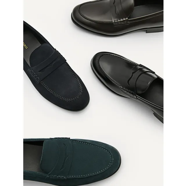 【PEDRO】真皮樂福鞋-黑色/深咖啡色(小CK高端品牌 摩登職場)