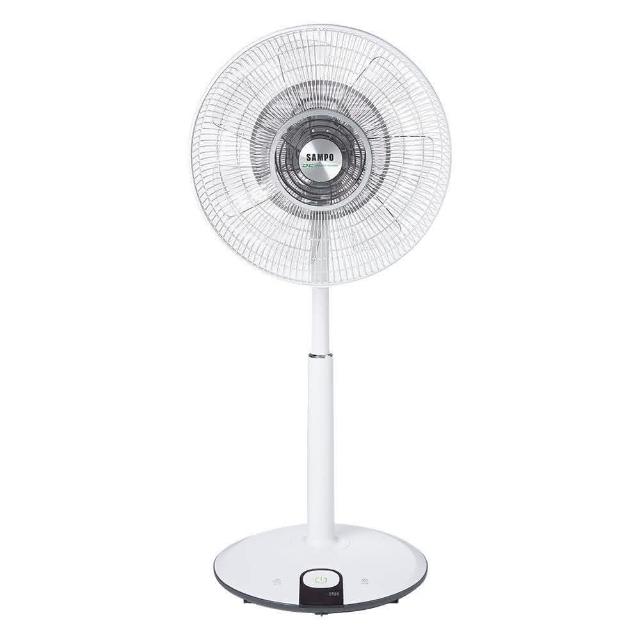 【SAMPO 聲寶】16吋7+7片扇葉DC直流馬達微電腦遙控立扇 -(SK-FJ16PD)