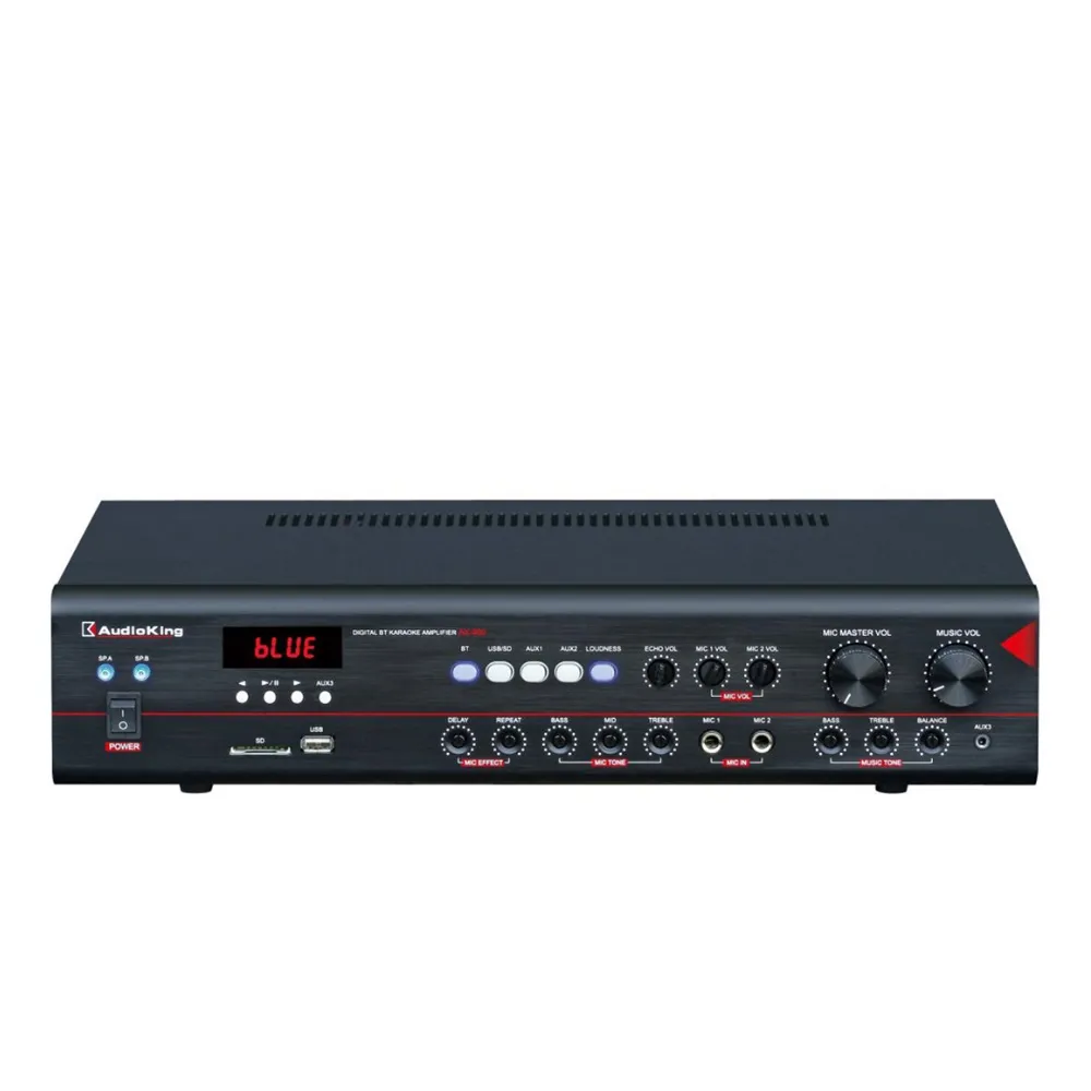 【AudioKing】AK-900 CLASS D類數位綜合擴大機擴大機(支援藍芽功能、USB隨身碟、 SD卡)