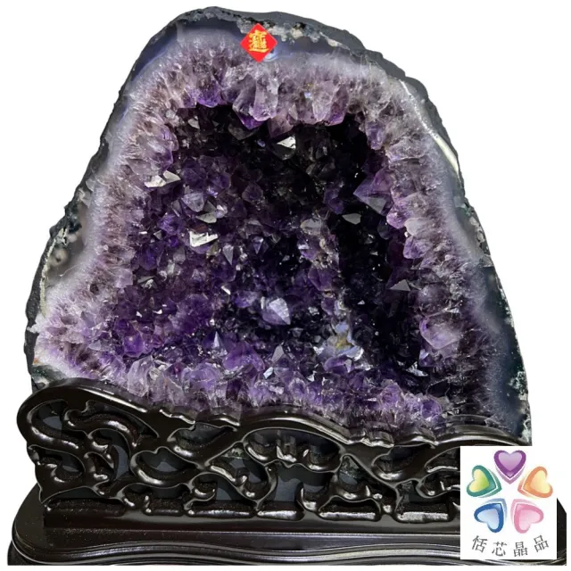 【恬芯晶品】巴西頂級ESP紫晶洞7.45KG新居財位擺設MA26(紫水晶洞開運水晶招財招貴人開業財位晶洞)