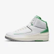 【NIKE 耐吉】AIR JORDAN 2 RETRO LUCKY GREEN 白綠 男鞋(DR8884-103)
