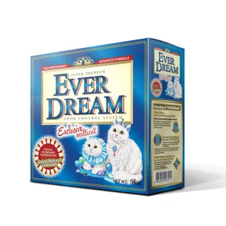 【EVER DREAM】韓國藍貓 多貓除臭紅標 9KG 2盒入(速凝結貓砂/貓砂/礦砂/膨潤土砂/低粉塵)