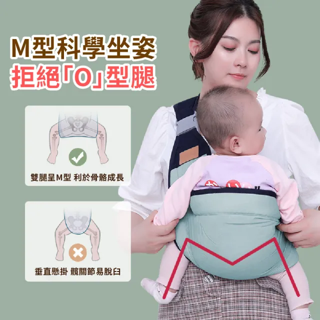 【抱娃神器】輕便透氣嬰兒背帶(新生兒可用 揹巾 揹帶 兒童背帶 斜挎背帶 前抱背帶)