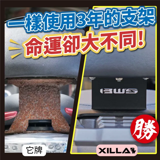 【XILLA】Gogoro 3/VIVA XL 專用 快鎖式強化支架後靠背 靠墊 小饅頭 靠背墊(後座靠得穩固安心又舒適!)