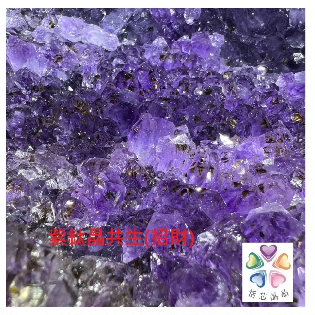 【恬芯晶品】巴西土型紫鈦紫晶洞7.4KG新居財位擺設MA30(紫水晶洞開運水晶招財招貴人開業財位晶洞)