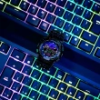 【CASIO 卡西歐】G-SHOCK虛擬彩虹系列 多彩光譜電子錶(GA-100RGB-1A)