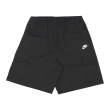 【NIKE 耐吉】短褲 Club Woven Cargo Shorts 男款 黑 抽繩 寬版 防撕裂布料 工裝(FB1247-010)