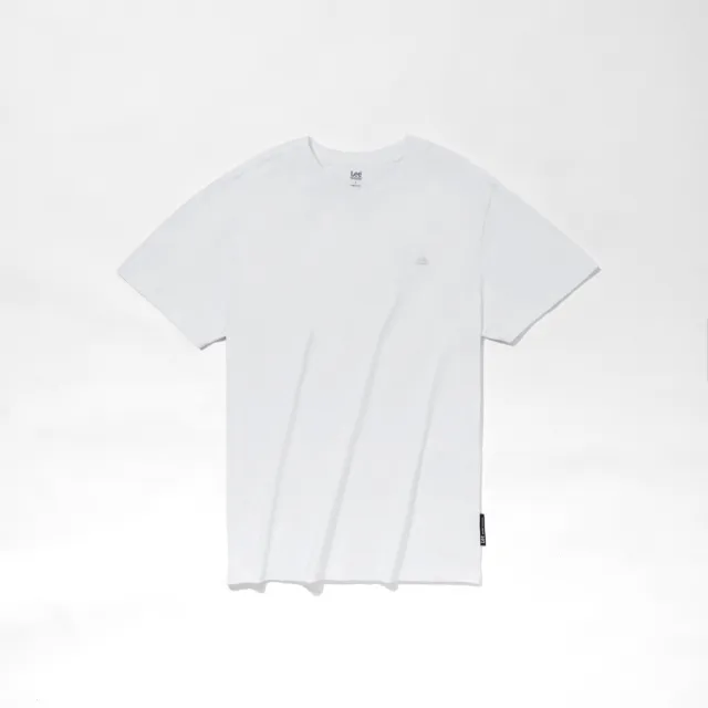 【Lee 官方旗艦】男裝 短袖T恤 / 左胸三角 小LOGO 共2色 舒適版型(LB302032848 / LB302032K14)