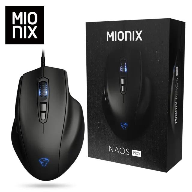 【Mionix】NAOS PRO　舒適握感有線電竸滑鼠(人體工學)