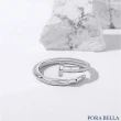 【Porabella】新款925純銀情侶對戒 永恆告白愛情 情人禮物可調開口式對戒 RINGS 一對販售