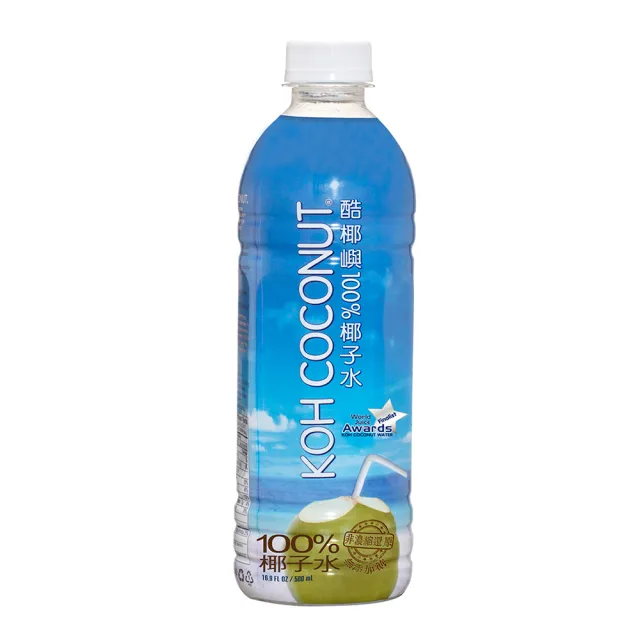 【KOH COCONUT 酷椰嶼】100%椰子水500ml X 24入(KOH椰子水500ml)