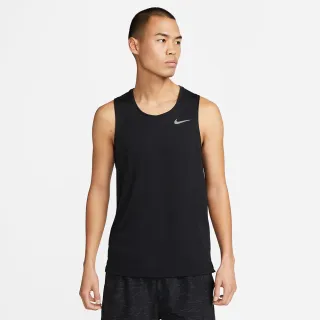 【NIKE 耐吉】背心 男款 運動背心 慢跑 AS M NK DF MILER TANK 黑 DV9322-010(3S4369)