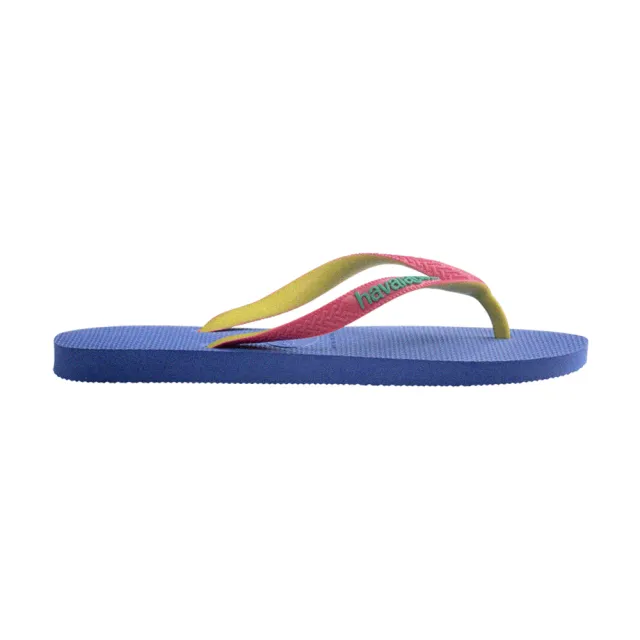 【havaianas 哈瓦仕】拖鞋 男鞋 女鞋 夾腳拖 雙色鞋帶 Top Mix 蔚藍色 4115549-3562U(哈瓦士)