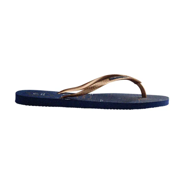 【havaianas 哈瓦仕】拖鞋 女鞋 夾腳拖 航海 地圖 Slim Nautical 藍色 4137125-2006W(哈瓦士)