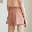 【OUWEY 歐薇】優雅都會活片短褲裙(粉色；S-L；3232432421)