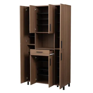 【NITORI 宜得利家居】◎鞋櫃 SANREMO3 97HI MBR(鞋櫃  SANREMO3) 