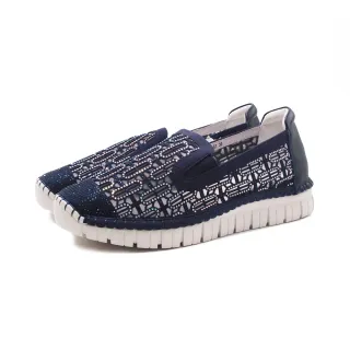 【PQ】女 優雅圓圈盪鑽樂福鞋 女鞋(藍色)