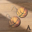 【ANGEL】活力棒球男兒足球籃球水滴耳環(8色可選)