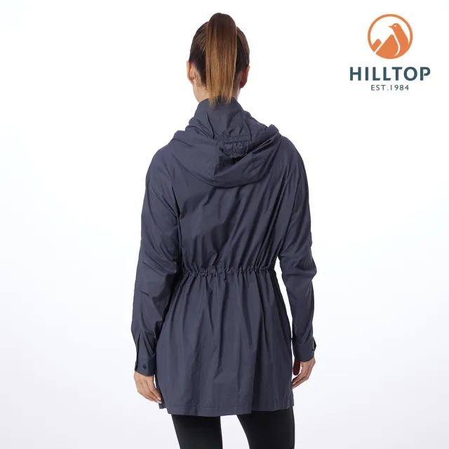 【Hilltop 山頂鳥】長版超輕量外套 女款 灰｜PS02XFF1ECK0