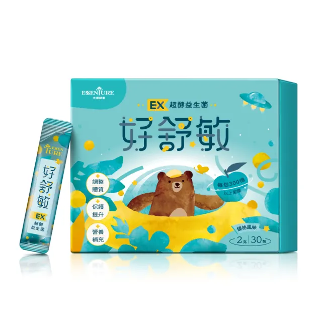 【大漢酵素】好舒敏超酵益生菌(2gx30包x1盒組)