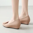 【baibeauty 白鳥麗子】MIT優雅金屬方釦楔型包鞋(尖頭鞋)