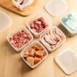 【Dagebeno荷生活】食品級PP材質肉類分裝盒 冰箱食材冷凍冷藏分類保鮮盒(12入)