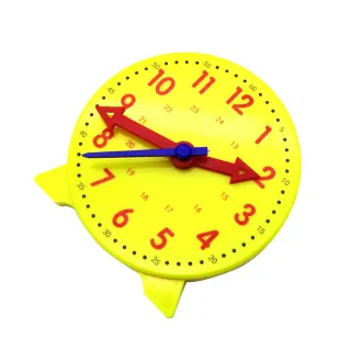 【精準科技】時鐘教具 三針連動24小時 小時鐘教具 教學小時鐘 連動時鐘 教學時鐘 幼教時鐘(550-CTA324)