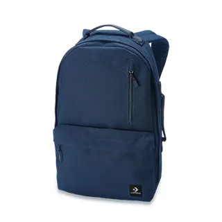 【CONVERSE】後背包 雙肩包 書包 運動包 ESSENTIALS BACKPACK 藍 10005945-A02