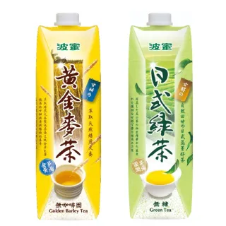【波蜜】日式無糖綠茶(1000ml*10瓶/箱)