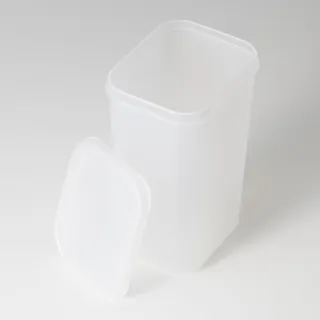 【MUJI 無印良品】麵粉保存容器660ml(4入組)