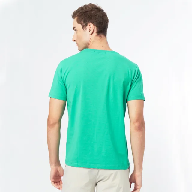 【U.S. POLO ASSN.】舒活彈性T恤-綠色(短袖 T恤 小馬)