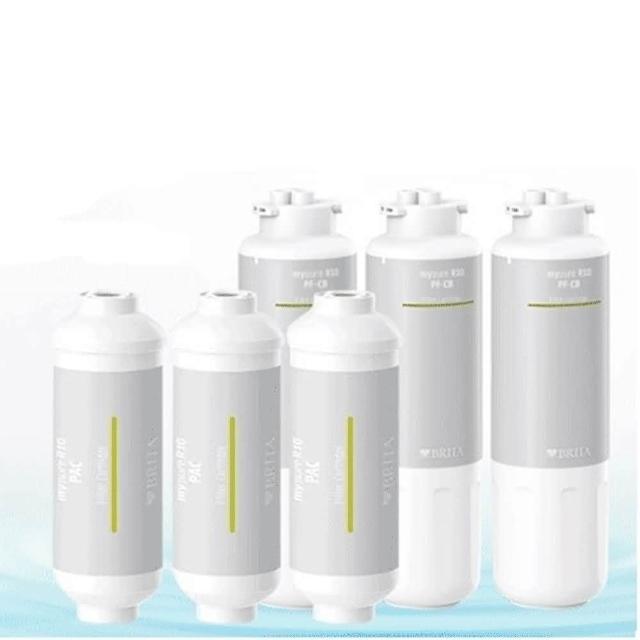 【BRITA】R10專用濾芯組(第一道PF-CB濾心3入+第四道PAC濾心3入)