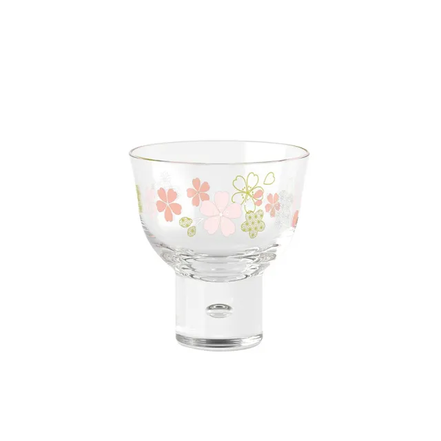 【TOYO SASAKI】日本製和紋櫻花酒杯/130ml(日本高質量玻璃代表)