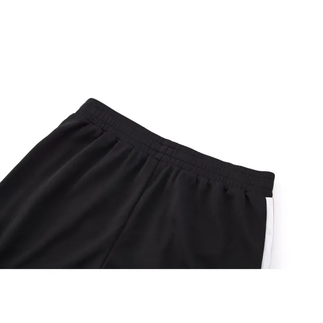 【FILA官方直營】KIDS 女童吸濕排汗針織短褲-黑色(5SHX-4423-BK)