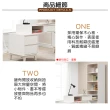 【AT HOME】4尺灰白色L型收納書桌/書桌櫃/電腦桌/工作桌 現代簡約(紀凡熙)