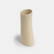 【HOLA】丹麥Ro Collection亮面陶器花瓶 米白 26cm
