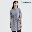 【TRAVELER 旅行者】女款可捲收抗UV長袖襯衫_231TR717(抗UV襯衫)