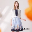 【IRIS 艾莉詩】精緻鏤空織紋純棉針織外套-2色(32803)