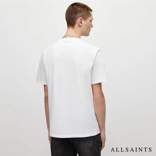 【ALLSAINTS】DIRECTION 愛心標語短袖T恤-白 MG068Y(舒適版型)