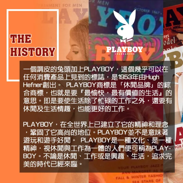 【PLAYBOY】國王皇后兔女郎經典淡香水 40ml(專櫃公司貨)