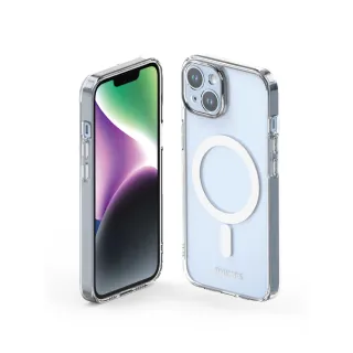 【Philips 飛利浦】iPhone 14 6.1吋 DLK6106T/96 磁吸式防摔殼(透明強化版)