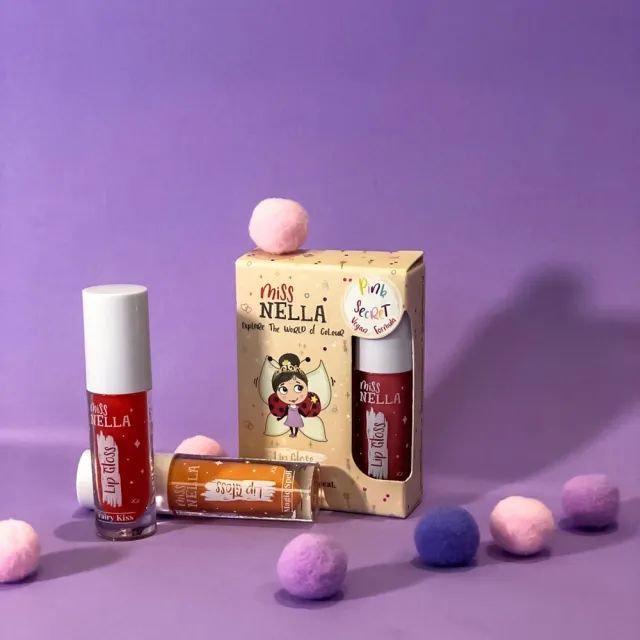【MISS NELLA】英國 兒童啵啵小唇蜜-糖漬橙片(夢幻甜點系彩妝)