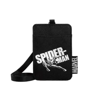 【OUTDOOR 官方旗艦館】漫威英雄MARVEL-蜘蛛人票卡證件套-黑色