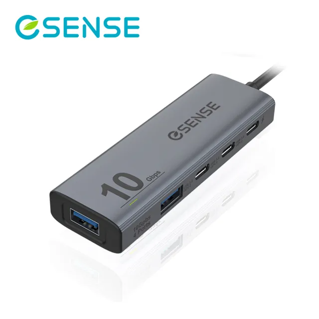 【ESENSE 逸盛】Esense B502 A+C USB3.2 Gen2 Hub(01-EHB502TA)